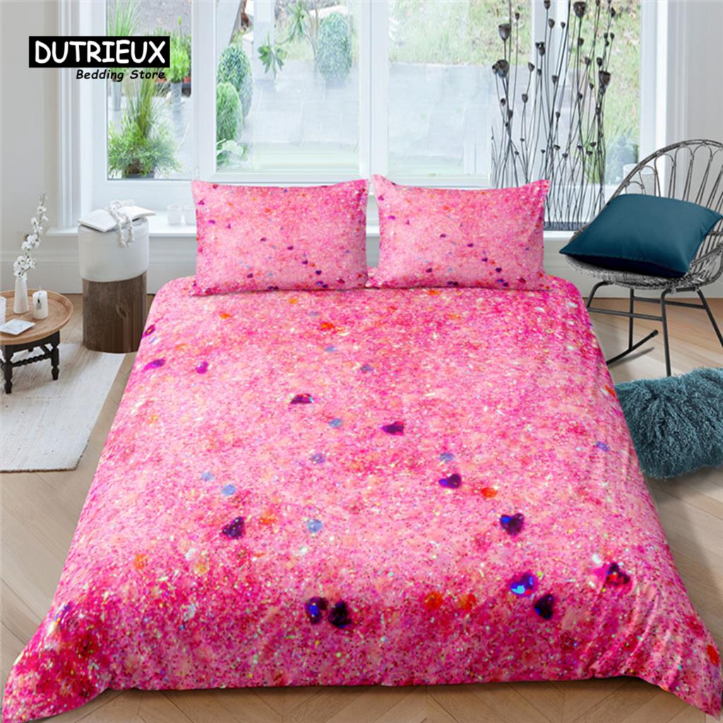 

Главная Жизнь Роскошь Алмазный Принт 2/3 Шт Мягкий Пододеяльник Наволочка Королева и Король Размер Детский Постельный Комплект Размер ЕС/США/Австралия EU single(135x200cm)