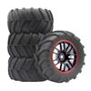 4PCS 85mm 12mm Hex Monster Truck Wheel Rubber Tires for SCY 16101 Pro 16102 Pro WLTOYS 144001 144010 1/16 Off-Road RC CarParts