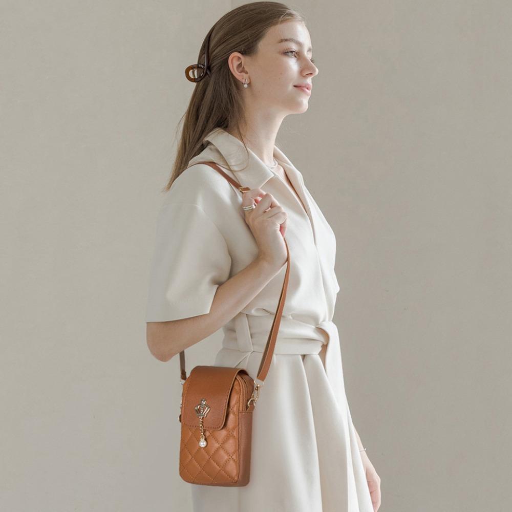 PU Leather Crossbody Phone Purse Single Shoulder Ladies Crossbody Bag Women Mini Bag  Ladies