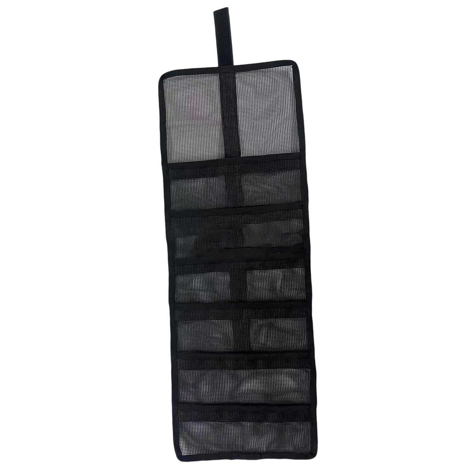 

Складные сумки для рыболовных приманок ПВХ Чехол для хранения рыболовных аксессуаров Транспорт Большой вместимости Сумки для снастей Дом Пеший туризм Садоводство чёрный