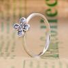European & American Creative Four-Leaf Clover Ring - Women's Silver-Plated Flower Blooming Design