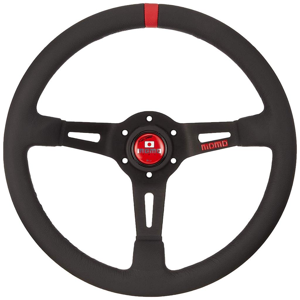 fortune MOMO FULL SPEED full speed steering pie DEEP 90mm red top
