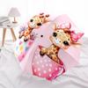 1pc Cute Giraffes in Heart Mugs Umbrella with Plastic Handle,Suitable for All Seasons Home Travel Outdoor UmbrellaDD485