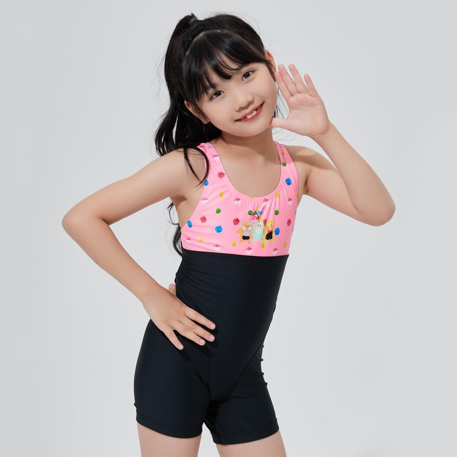 Alena Happy Day Children'S 3/4 Half-Body Racerback A4Sg1Gl02Blk