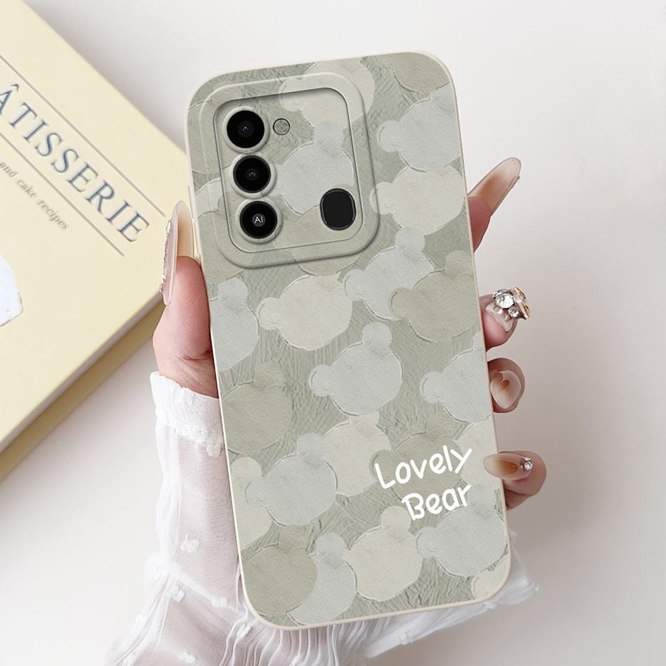 For Tecno Spark 8C Case KG5k KG5j KG5n Luxury Candy Painted Cover Soft TPU Shell For Tecno Spark Go 2022 KG5 Spark8C Phone Cases