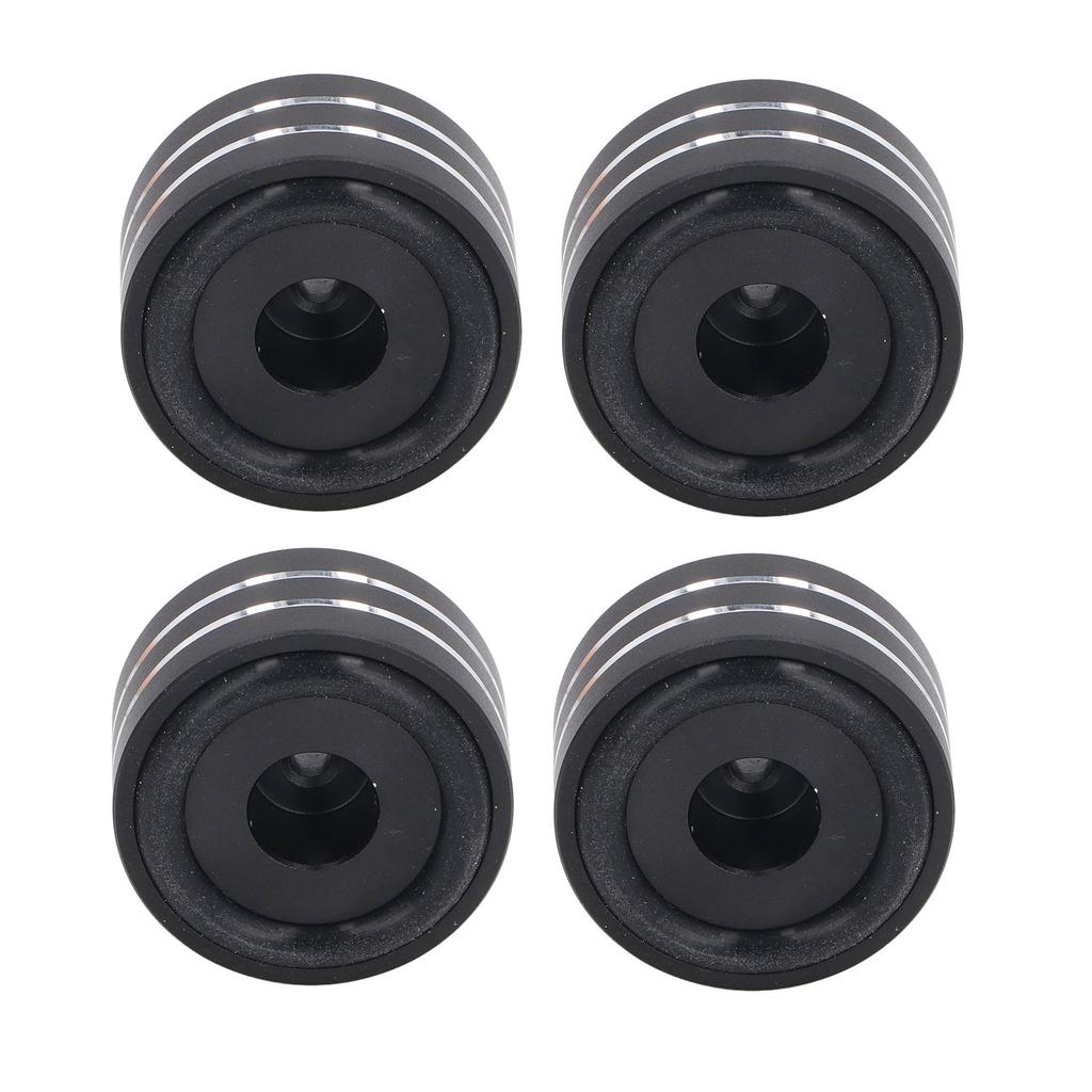 4Pcs Aluminium Alloy Speaker Shock Absorbing Feet Anti Slip Audio Equipment Isolation Feet