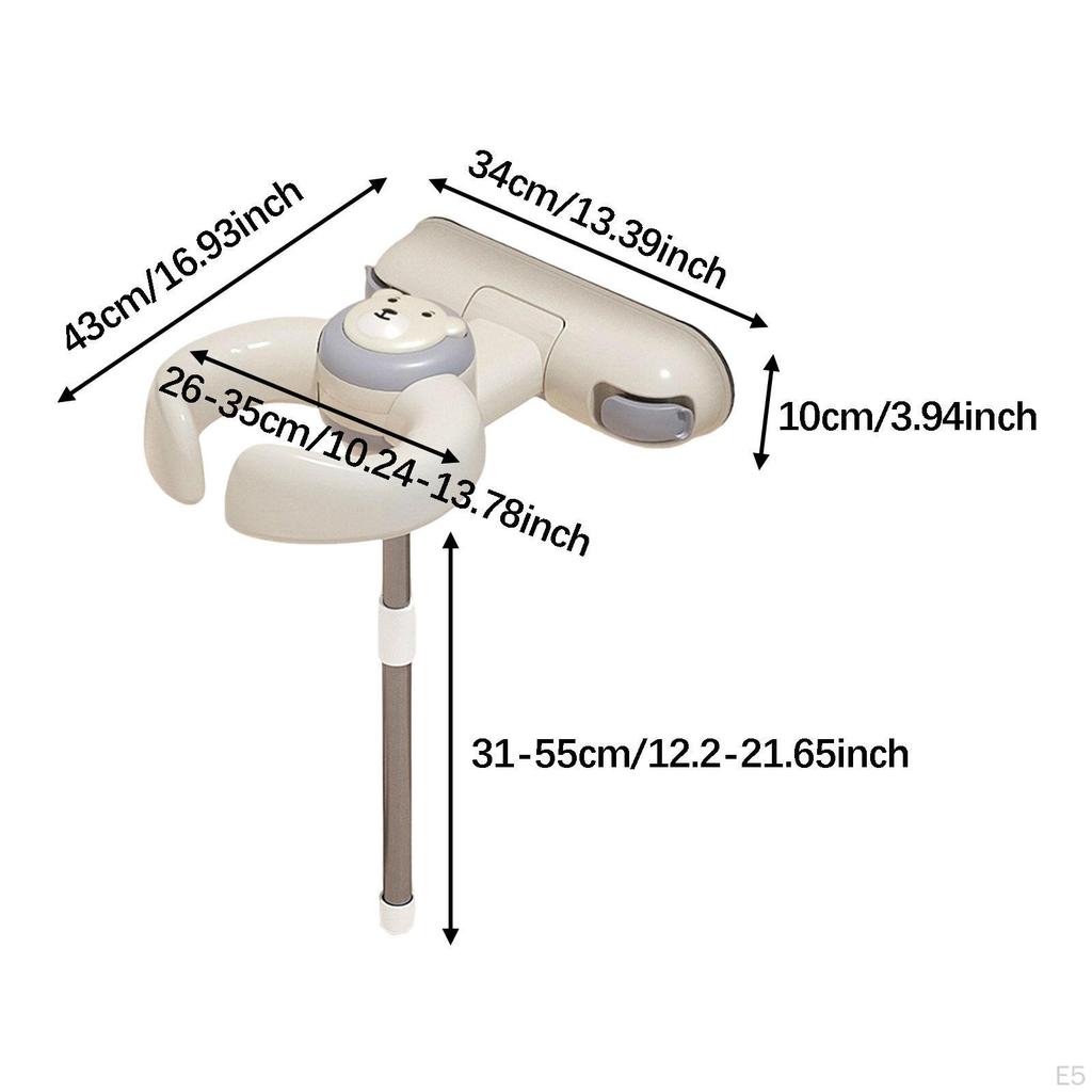 Bath Stand Standing Support with Smooth Handles Rod for Tub 6 Months To 3 Years Old