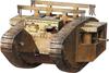 Master Box 1/72 British Mark 1 Diamond Tank, Male Type, 57mm Gun, Middle Eastern Version, Plastic Model Kit MB72003