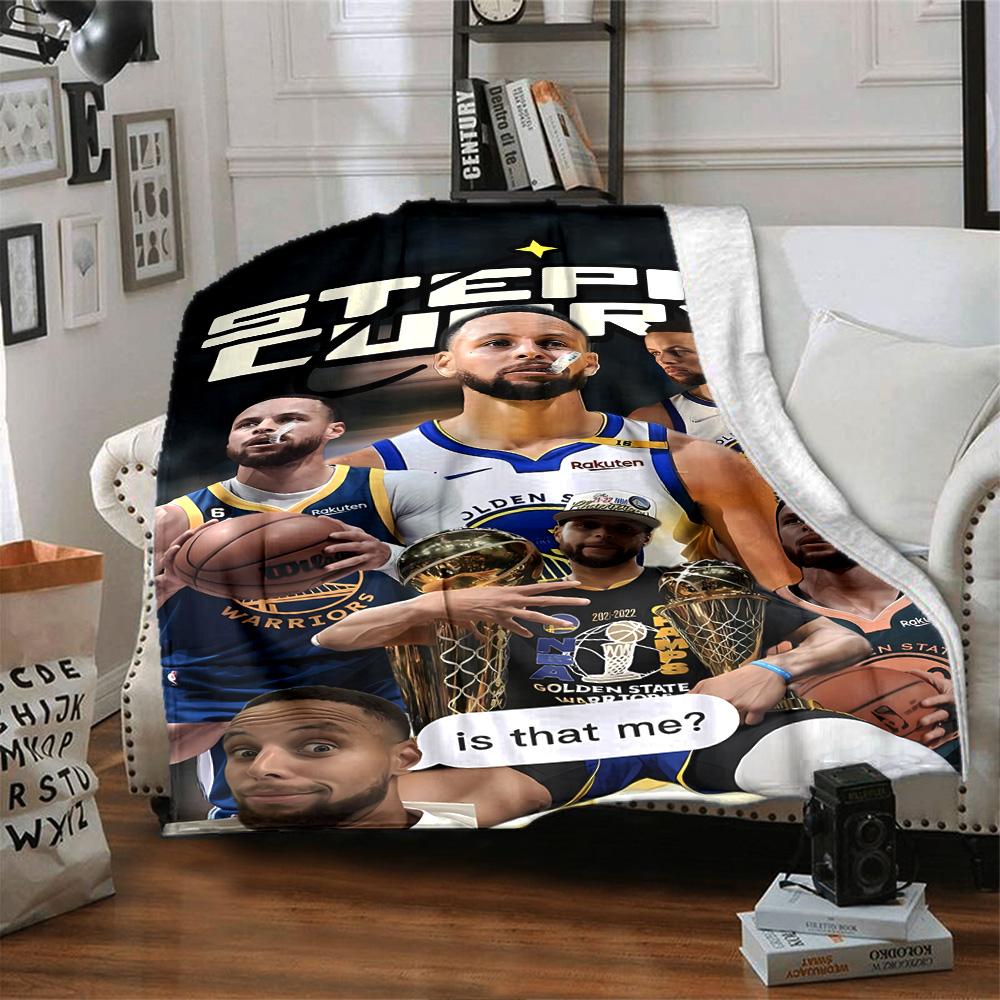 Golden State Warriors Curry Dynasty Blanket Durable Comfort Great for Seaside Livingroom Picnics Four Seasons Multipurpose Modern