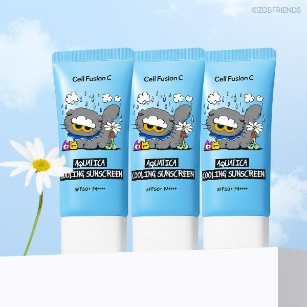 [Cellfusionc x Joanne Friends][1+1+1] Aquatica Cooling Sunscreen 35ml