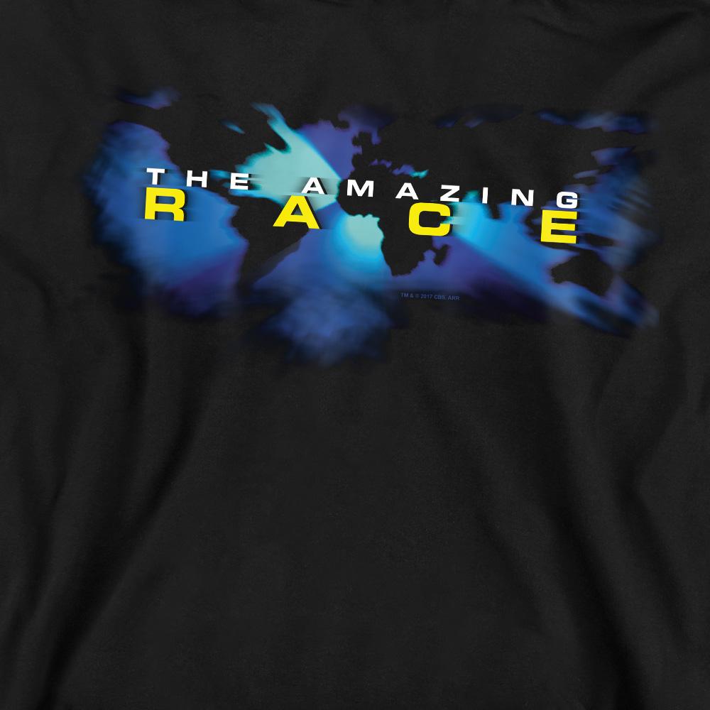 The Amazing Race Unisex Adult Faded Globe Sweatshirt
