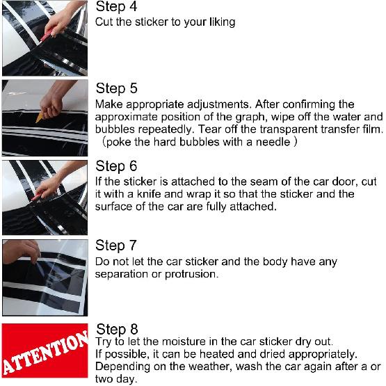 2Pcs 94.4'' Universal Flame Graphics Car Auto Body Side Sticker Racing Sports Self-Adhesive Side Strip Decal Decoration Accessories For Truck SUV