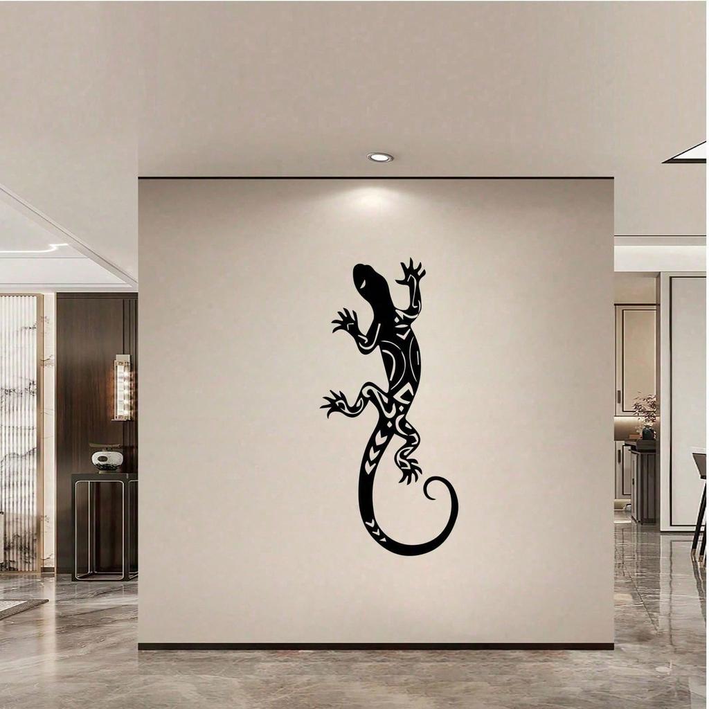 Vintage Metal Wall Lizard Gecko Decoration For Home Garden Office