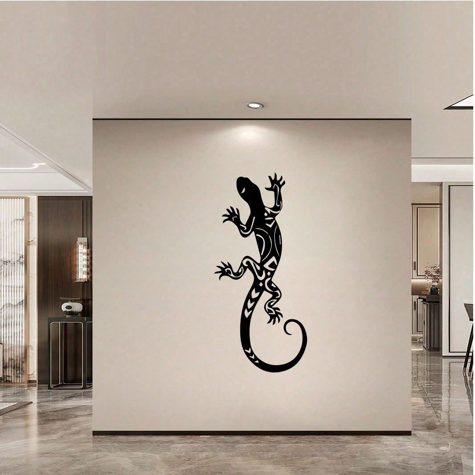 Винтажное Металлическое Настенное Украшение Ящерица Геккон Для Дома Сада Офиса