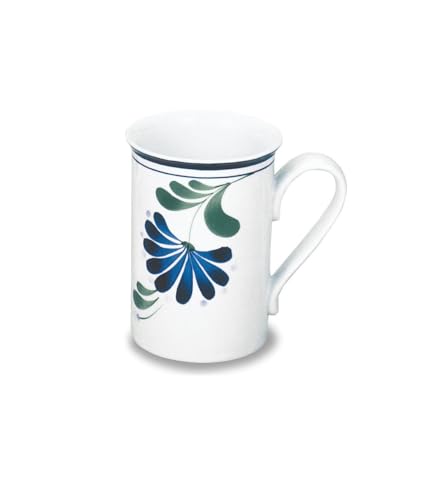 DANSK Sage Song Pair of Mugs (541850) from the DANSK Sage Song series, featuring a spring-inspired design from a small Nordic island. These 320ml mugs