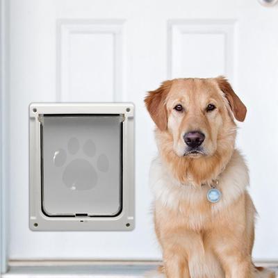 Locking Cat and Dog Doors Single Flap Lockable Replacement Tunnel Pet Door for Small,