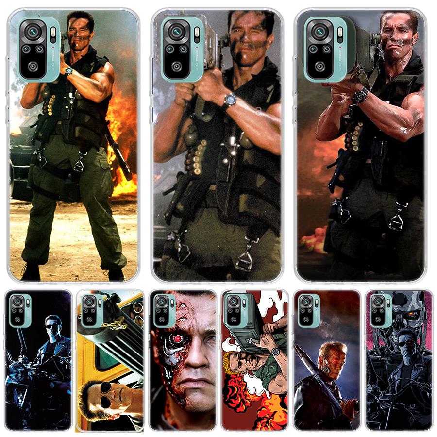 Arnold Schwarzenegger Terminator For Xiaomi Poco X6 X3 Nfc X5 X4 F6 F5 Pro Phone Case F4 Gt F3 F2 F1 M5S M4 M3 M2 5G Fundas Coqu