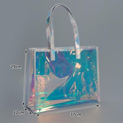 Bag Colorful Plastic Transparent Jelly Bag Gift Handbag