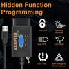 ELM327 V1.5 PIC18F25K80 FTDI/CH340 Cu Comutator Scanner de Coduri OBD2 Bluetooth Elm327 WIFI Pentru Ford Forscan Instrument de Diagnosticare