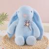 Adorable Long-Eared Rabbit Plush Toy with Bow - Children's Gift & Home Decoration