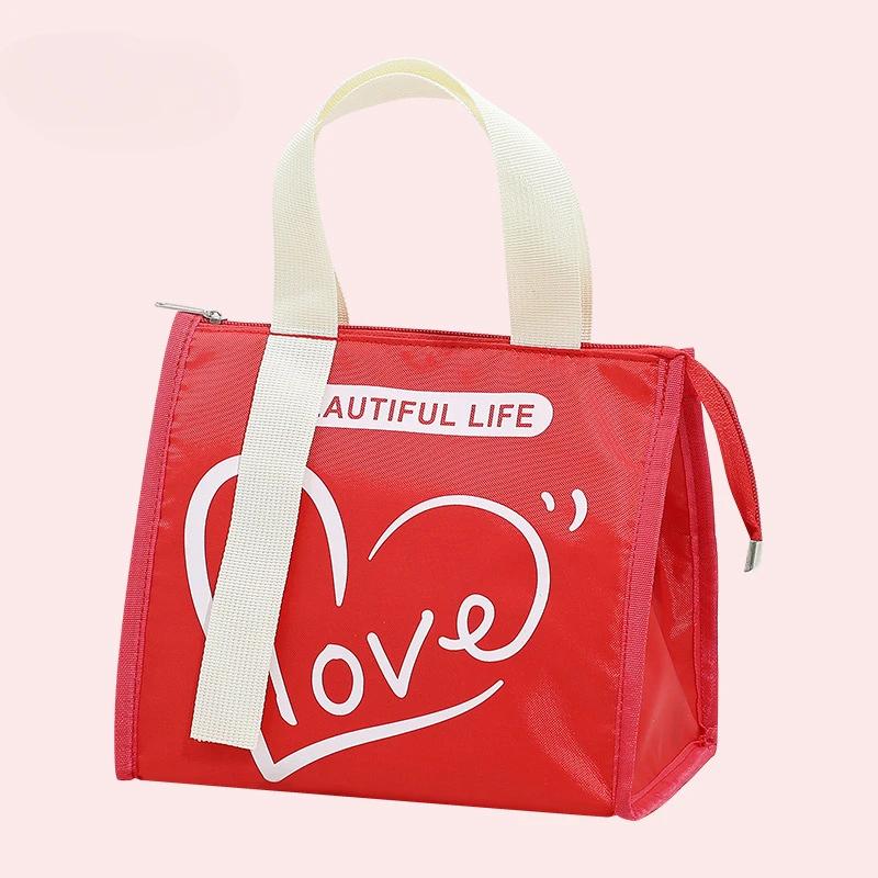 High-Capacity Portable Insulated Lunch Bag Thermal Insulation Lunch Box Bag,waterproof and Oil-proof Aluminum Foil Tote Bag