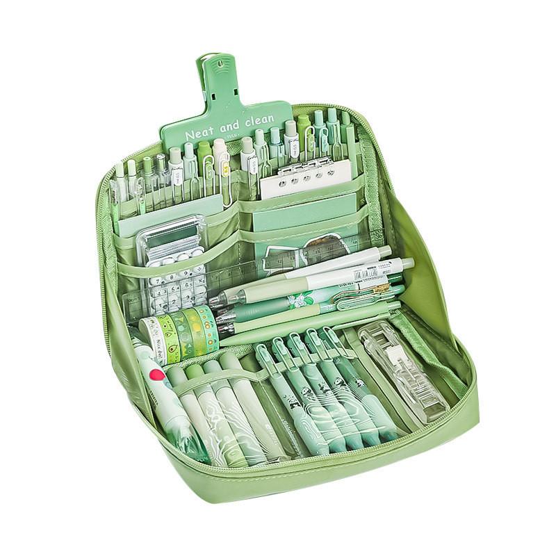 Large Pencil Case for Girls Teens Kids Pencil Bag with Zipper Pencil Pouch Aesthetic Pencil Pen Case Organizer for School