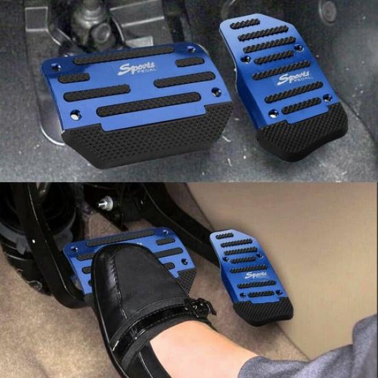 2X Universal Non-Slip Automatic Gas Brake Foot Pedal Pad Cover Car Accessories B
