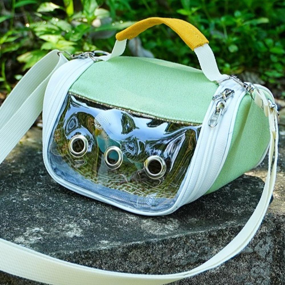 Lightweight Parrot Out Bag Portable Parrot Travel Bag Hamster Carrier Bag  Outdoor Activities зелёный