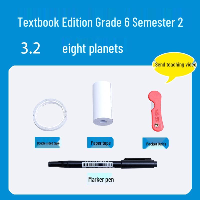 

6th Grade Science Experiment Kit: Textbook Edition with Learning Tools & Eight Planets