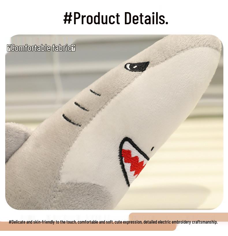 Funny Shark Plush Doll - Cute Stuffed Toy for Girls, Perfect Shark Gift for Birthdays