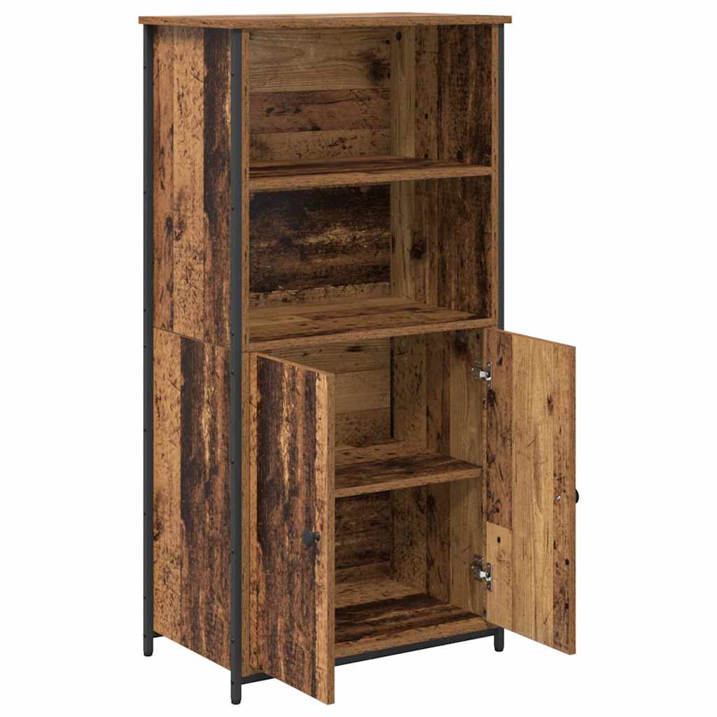 Highboard Reclaimed Wood 62 x 36 x 121.5 cm Particle Board