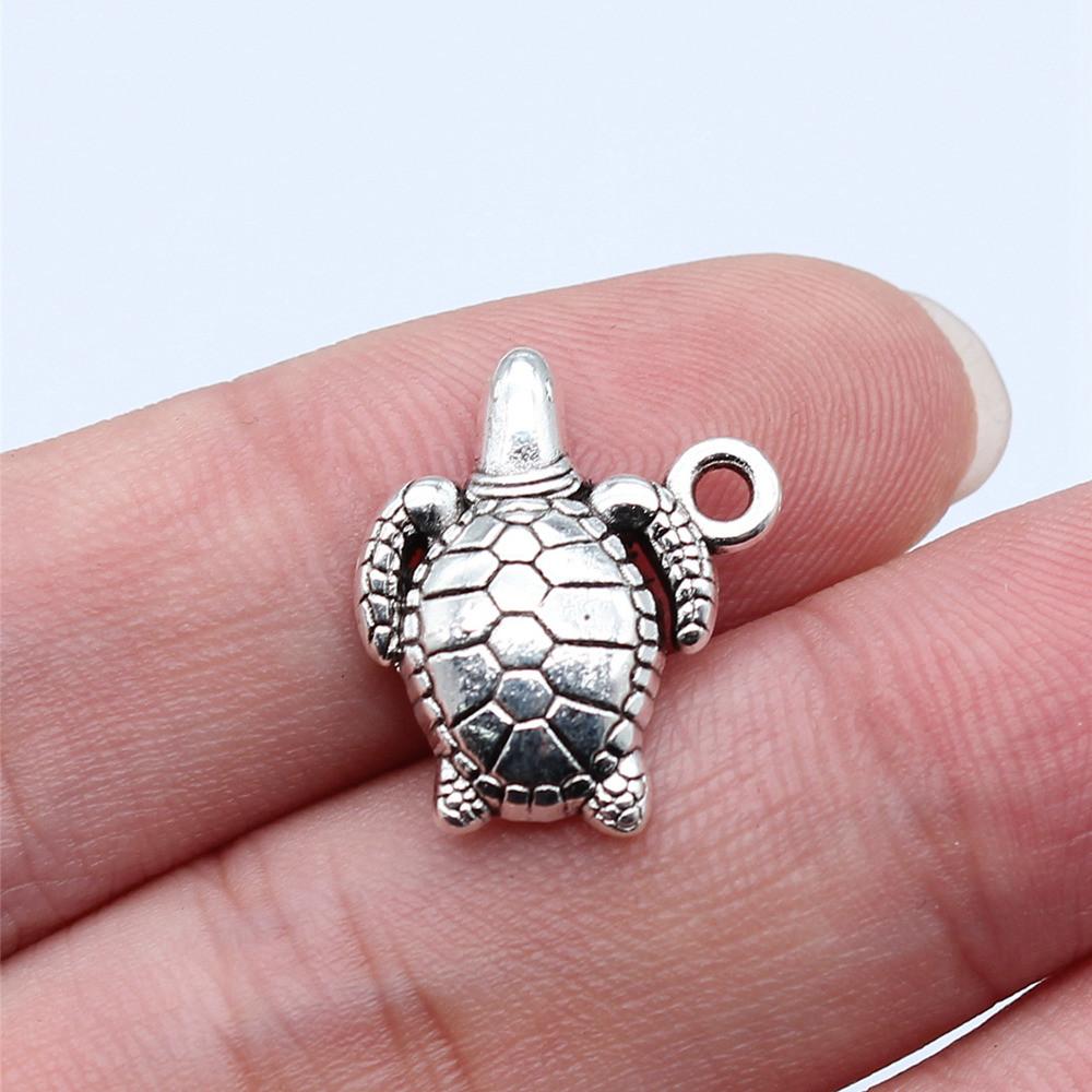 Charms Turtle Sea Turtle Pendants Minimalist Jewelry Components QC133