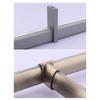 Half/All Pass Wardrobe Rail Support Flange Corner Flange Seat  For Clothes Pole Curtain Rod