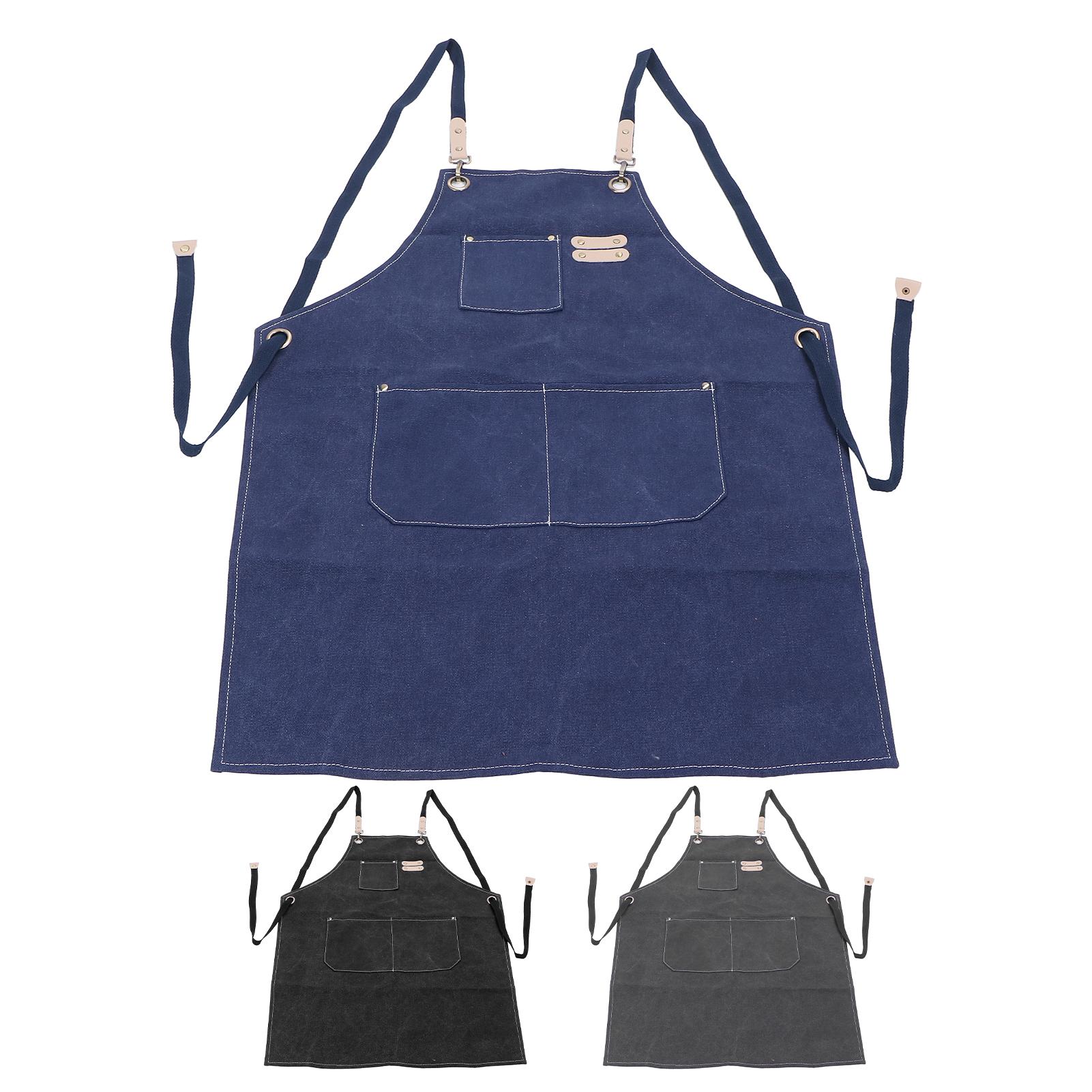 Фартук из хлопкового полотна с регулируемой спинкой — фото 3