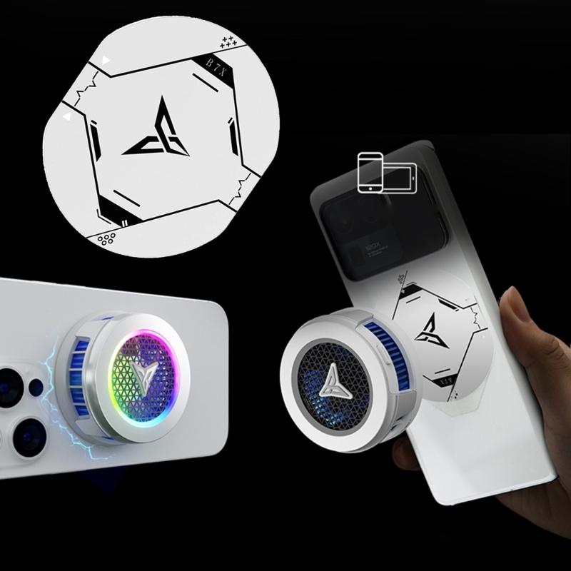 B7X Cooling Fan Magnetic Suction Plate Mobile Phone Tablet Radiator Magnetic Sticker Connect Phone and Radiator