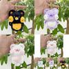 Cute Plush Cat Doll Keychain Adorable Animal Plush Toy For Bags And Keys In Soft Colors