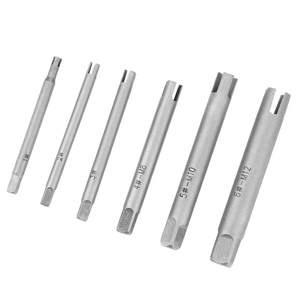 Steel Broken Head Taps Remover Stripped Screw Tap Extractor Set (#A)