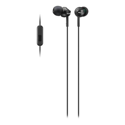 Significantly Reduces Sound Sound SONY Canal Smartphone Compatible Remote Control and Microphone Black Leakage. Earphones, Included, MDR-EX110AP/BQ