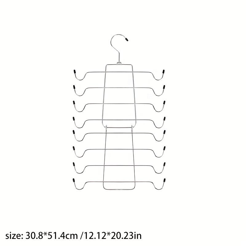 Metal Underwear Hanger with Multiple Layers To Save Space, Thick and Seamless Design, Suitable for Tank Tops and Chest Storage