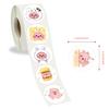 500 Stickers/roll Cartoon Little Beaver Roll Stickers Reward Cute Stickers Creative Handbook Rolls Personalized Tape