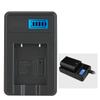 NP 45  Li 40B Camera Battery Single Charger USB Charging with LCD Screen Display Black