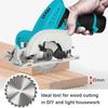 1200rpm 3 Inch 27mm Brushless Electric Circular Saw Adjustable Woodworking Power Tool Depth Portable Wood Board Cutting Machine