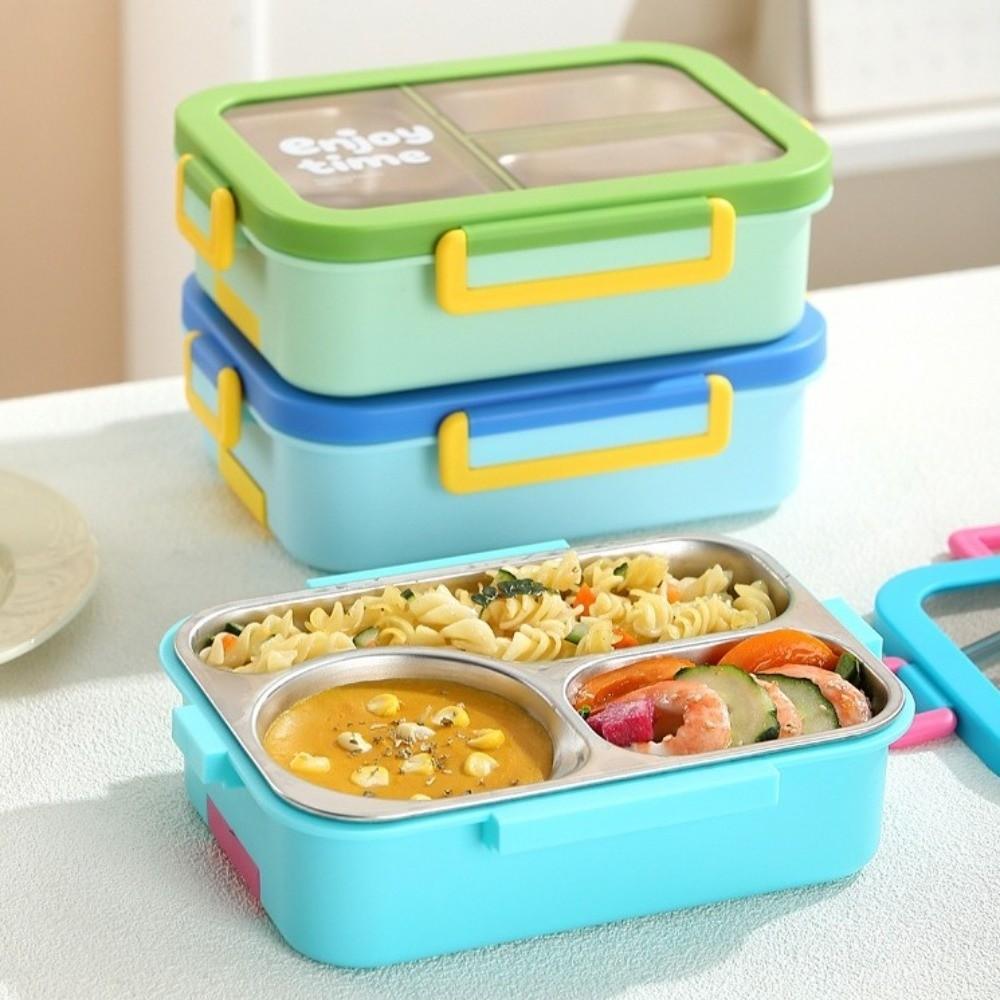 Rectangular Shape Insulated Bento Box Stainless Steel Stainless Steel Food Container for Picnic