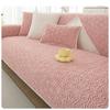 Rose Samt Sofamatte Neu Minimalistisch Modern Verdickt Plüsch Rutschfest Leder Sofabezug Winter Lange Sofabezug Stoff Handtuch
