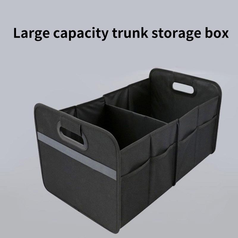 Waterproof Car Trunk Storage Organizer Foldable Box Large Capicicty for Shopping Travel Organizing Essential Accessories