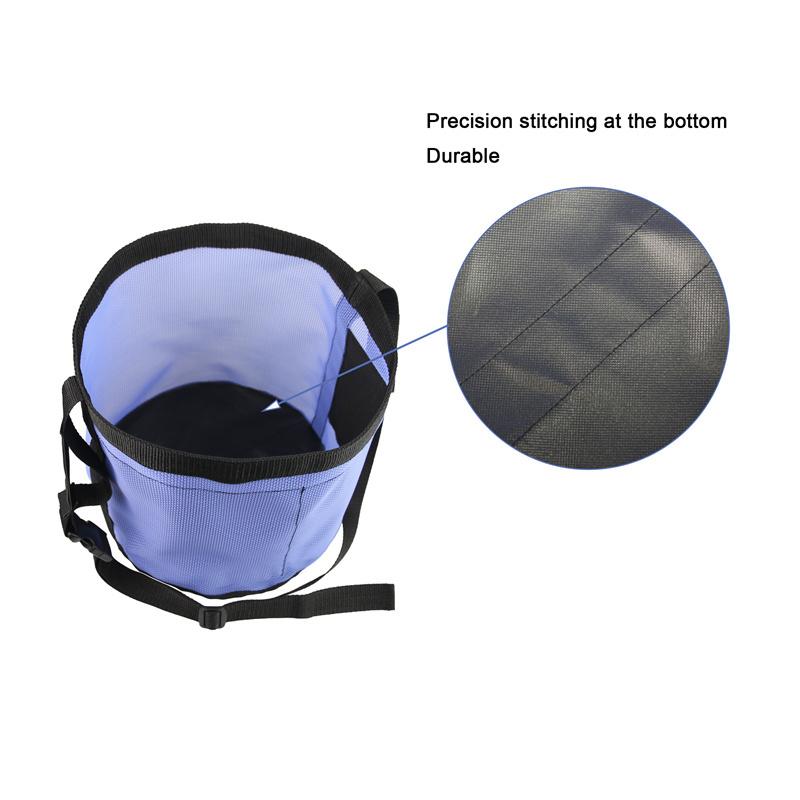 Feed Bag for Horses Grain Feedbag Slow Feeding Adjustable Elastic Strap Horse Supplies Hay Bag Horse Care Products