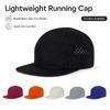 Schnelltrocknende 5-Panel-Laufkappe Lasergeschnitten Perforiert Atmungsaktiv Sportmütze Ultraleicht Weiches Oberteil Baseballkappe Für Männer Frauen