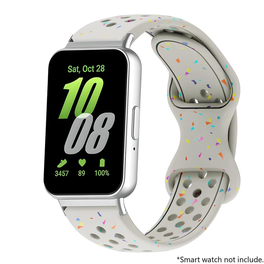 Silikonarmband für Samsung Galaxy Fit 3 Armband Sport Ersatz-Armband für Samsung Galaxy Fit 3 Band Zubehör