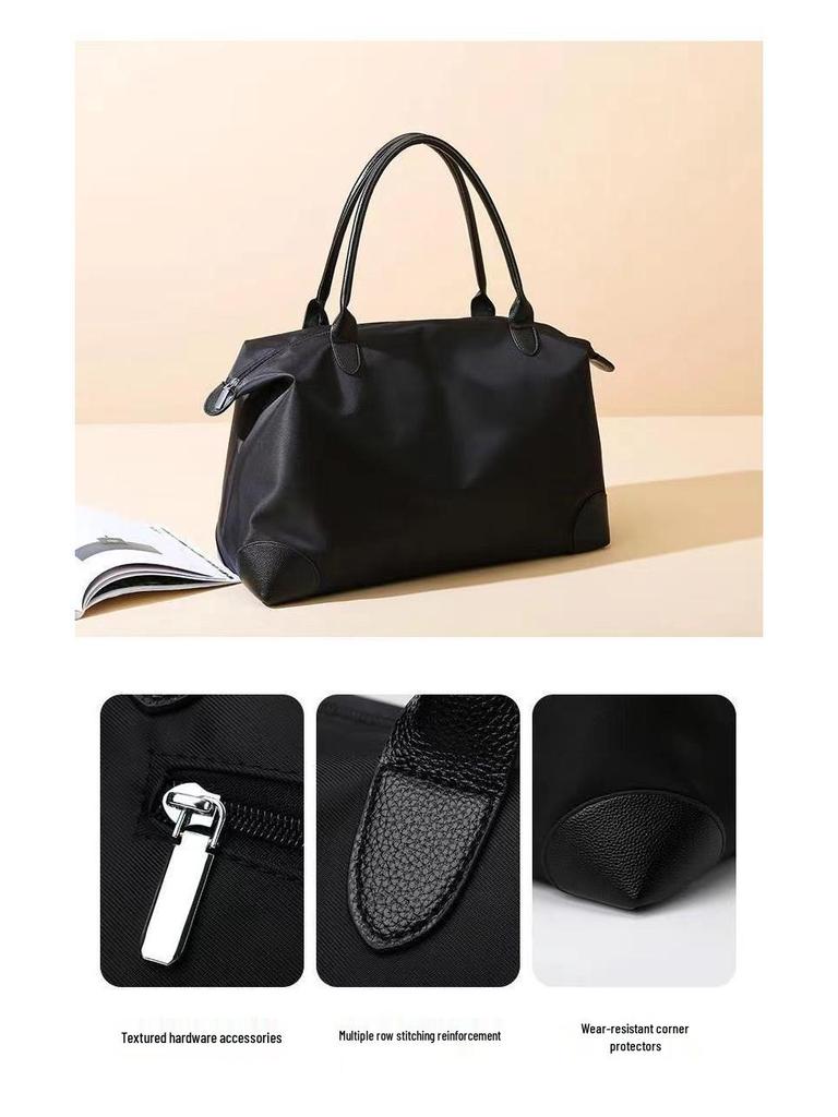 2025 Large Capacity Oxford Cloth Fitness Travel Bag, Handheld/Shoulder, for Short Trips