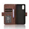 For Sony Xperia 10 VI Case PU Leather Flip Folio Phone Cover with Multiple Card Holders